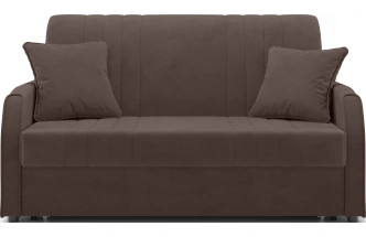 Диван прямой Турин 140, модель 053, Velutto 23 (коричневый)