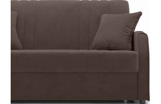 Диван прямой Турин 140, модель 053, Velutto 23 (коричневый)
