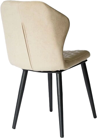 Стул Вилла, мягкий, десерт 03, велюр, каркас черный