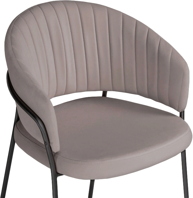 Стул Лео, латте brandy light 4 / черный