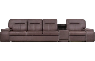 Диван модульный Арт-18, ткань Софа 18, нить контрастная, декор Венге Аруба, Бар справа