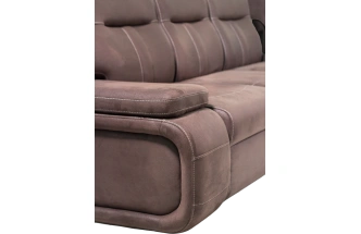 Диван модульный Арт-18, ткань Софа 18, нить контрастная, декор Венге Аруба, Бар справа