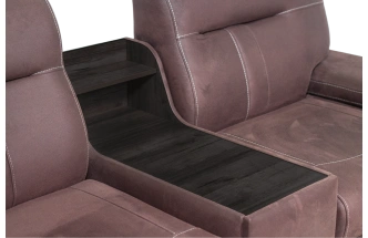 Диван модульный Арт-18, ткань Софа 18, нить контрастная, декор Венге Аруба, Бар справа