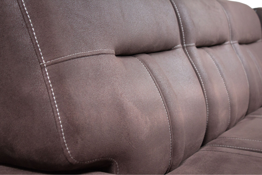 Диван модульный Арт-18, ткань Софа 18, нить контрастная, декор Венге Аруба, Бар справа