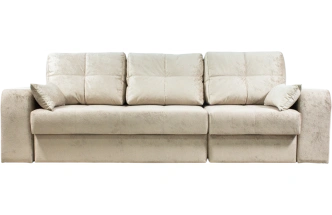 Диван прямой Остин 2, Ткань PARIS-A 01, PARIS-A 02, PARIS-A 02, Декор Рамух белый