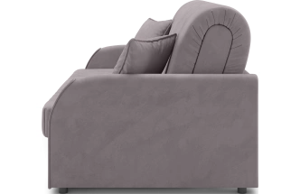 Диван прямой Турин 140, модель 053, Velutto 08 (серый)