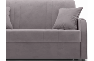 Диван прямой Турин 140, модель 053, Velutto 08 (серый)