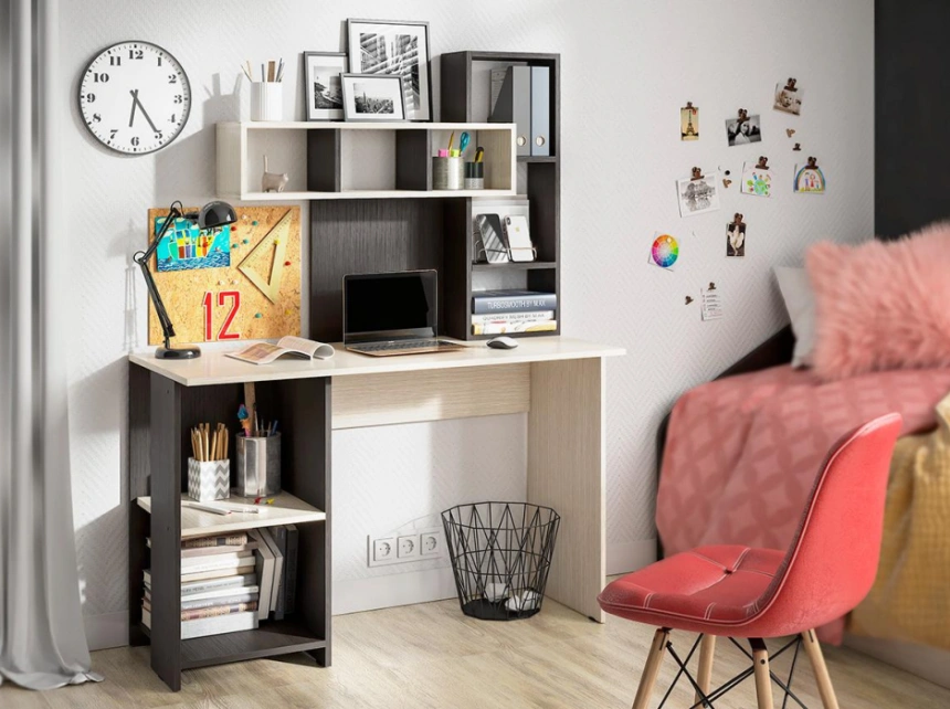 Письменный стол Эфес,  венге / дуб белфорд