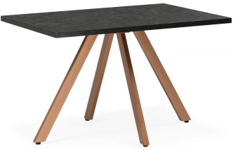 Кухонный стол раздвижной Keon T32,  малави / медь