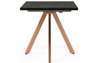 Кухонный стол раздвижной Keon T32,  малави / медь