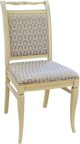 Стул Сибарит-1, деревянный, стефани 149-2, жаккард, каркас слоновая кость золото