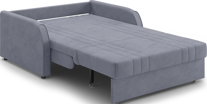 ​Диван прямой Турин 120, модель 053, Velutto 32 (темно-серый)