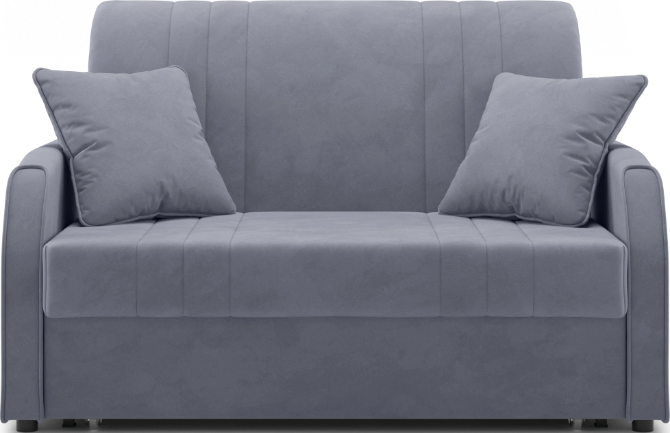 ​Диван прямой Турин 120, модель 053, Velutto 32 (темно-серый)
