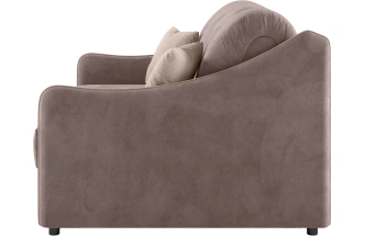 Диван прямой Дели 120, модель 032, Ultra Stone / Ultra Sand (коричневый)