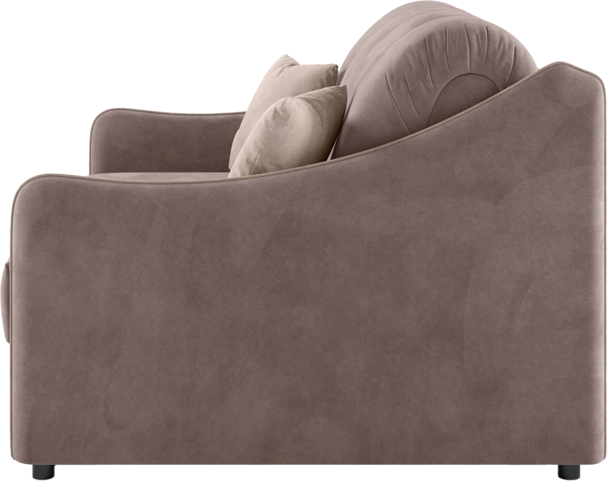 ​Диван прямой Дели 120, модель 032, Ultra Stone​ / Ultra Sand​ (коричневый​)