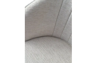 Стул Diana, мягкий, Modica-40 бежево-белый, ткань, золотой каркас