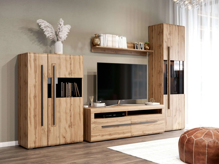 Полка навесная Ницца, дуб вотан