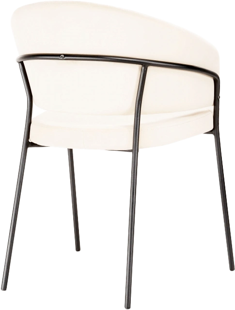 Стул Лео, бежевый brandy light 2 / черный