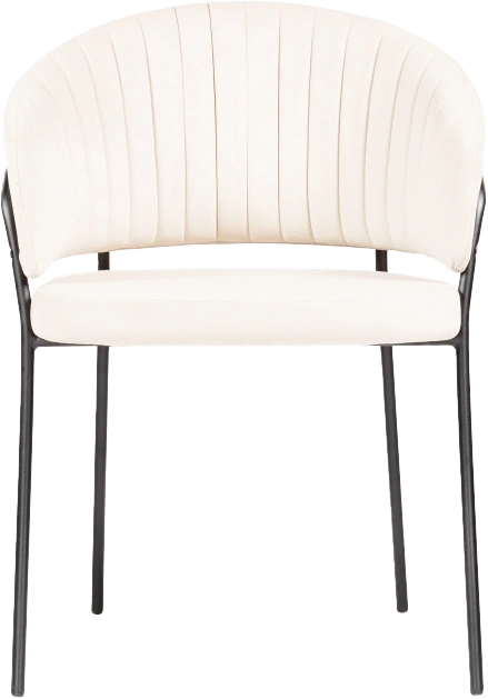 Стул Лео, бежевый brandy light 2 / черный