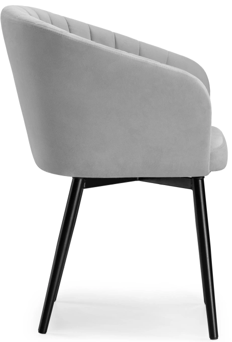 Стул Моншау, крутящийся 180, velutto 52 / чёрный