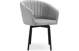 Стул Моншау, крутящийся 180, velutto 52 / чёрный