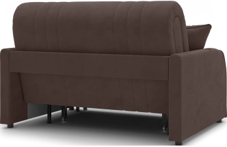 Диван прямой Турин 120, модель 053, Velutto 23 (коричневый)