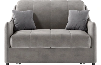 ​Диван прямой Дели 120, модель 032, Ultra Dove​ / Ultra Grey​ (бежевый)