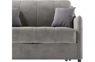 ​Диван прямой Дели 120, модель 032, Ultra Dove​ / Ultra Grey​ (бежевый)