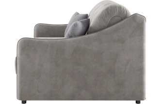 ​Диван прямой Дели 120, модель 032, Ultra Dove​ / Ultra Grey​ (бежевый)