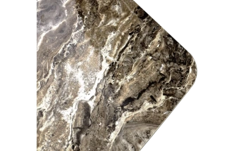 Кухонный стол Марсель 220, Ritcher Dove Amadeus, керамика, Черный каркас