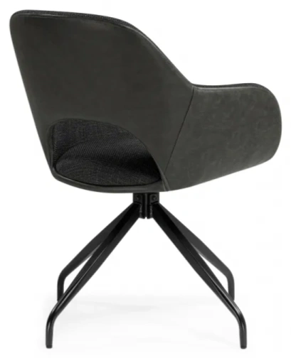 Стул Memfis, поворотный, графит / чёрный