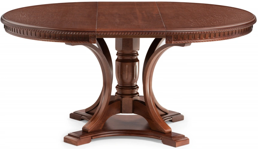 Кухонный раздвижной стол Нозеан, миланский орех