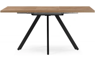Кухонный стол Keon раздвижной T32, дуб табачный / черный