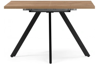 Кухонный стол Keon раздвижной T32, дуб табачный / черный