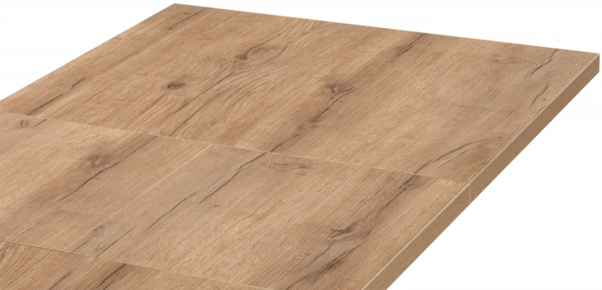 Кухонный стол Keon раздвижной T32, дуб табачный / черный