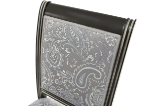 Стул Сибарит-2, деревянный, базар 149-2, жаккард, каркас черный с серебром