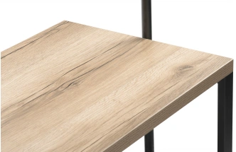 Барный стол Нари, 120х50х171, делано / черный матовый