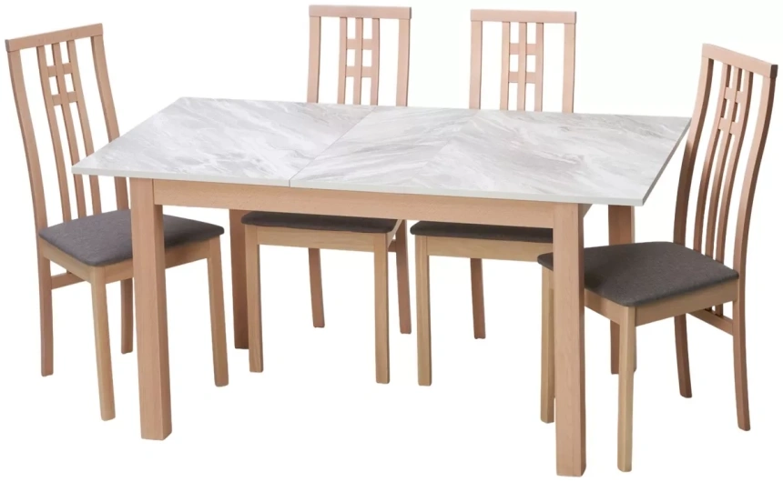 Стул СB-2482YBH, деревянный, молочный дуб/ camel