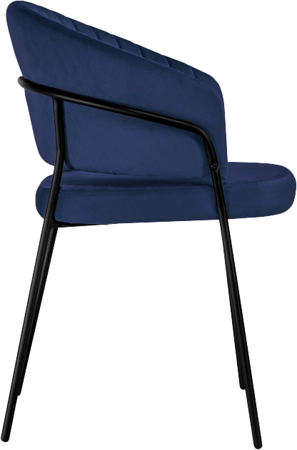 Стул Лео, синий brandy light 8 / черный