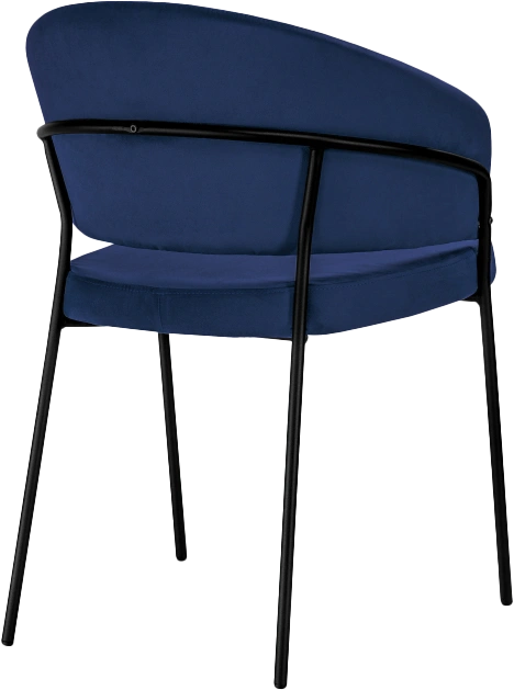 Стул Лео, синий brandy light 8 / черный