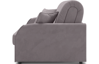 Диван прямой Турин 120, модель 053, Velutto 08 (серый)