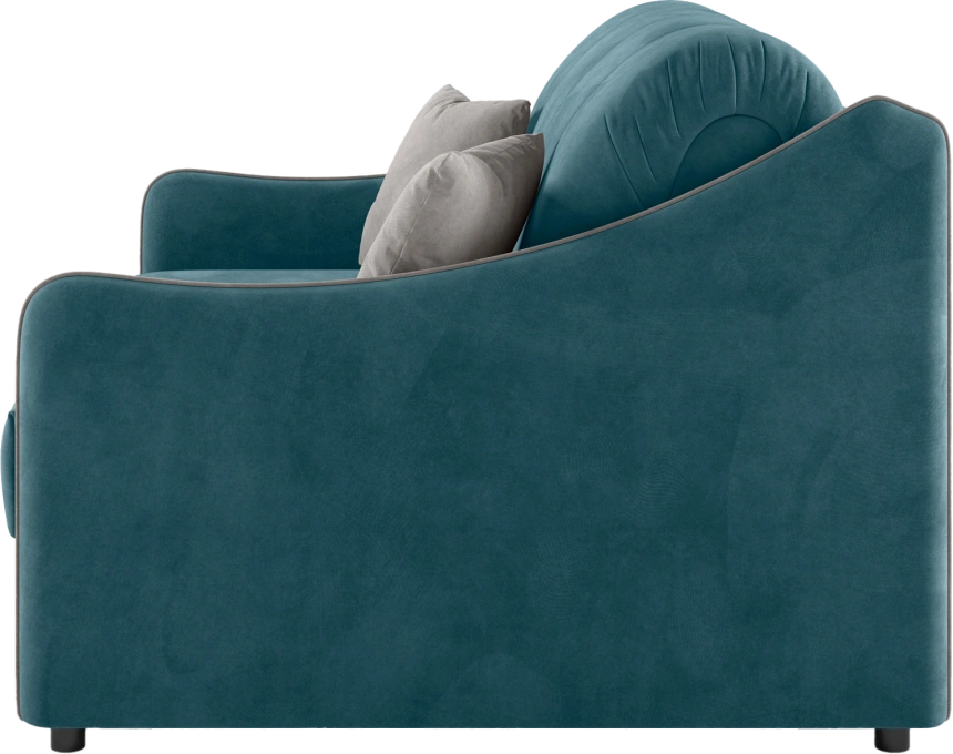 Диван прямой Дели 120, модель 032, Ultra Atlantic / Ultra Dove (синий)