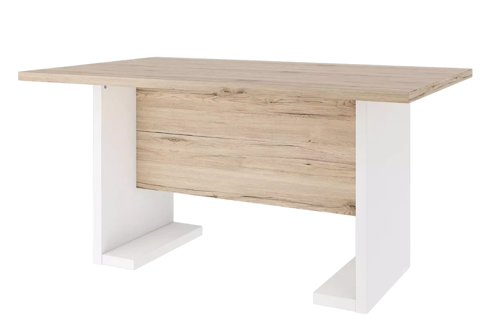 Стол Дуб Венето, санремо/Белый