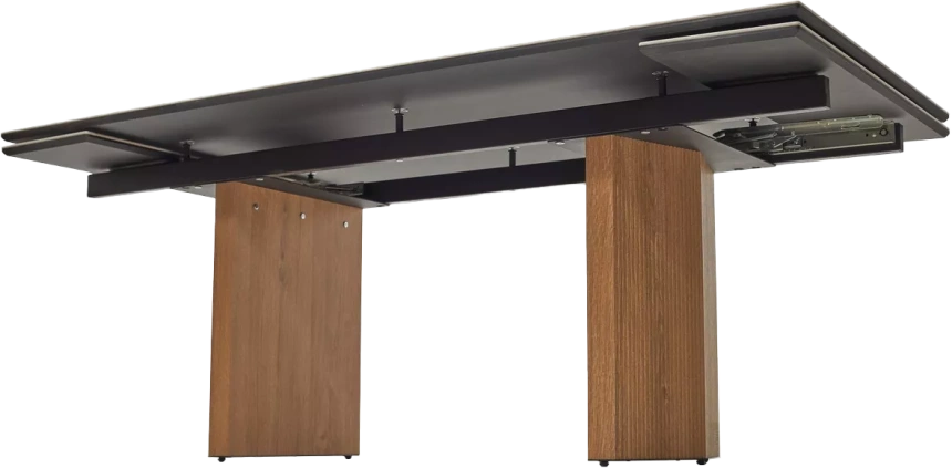 Кухонный стол раздвижной Моцарт 200, Amadeus Polished, керамика, Дуб монтана