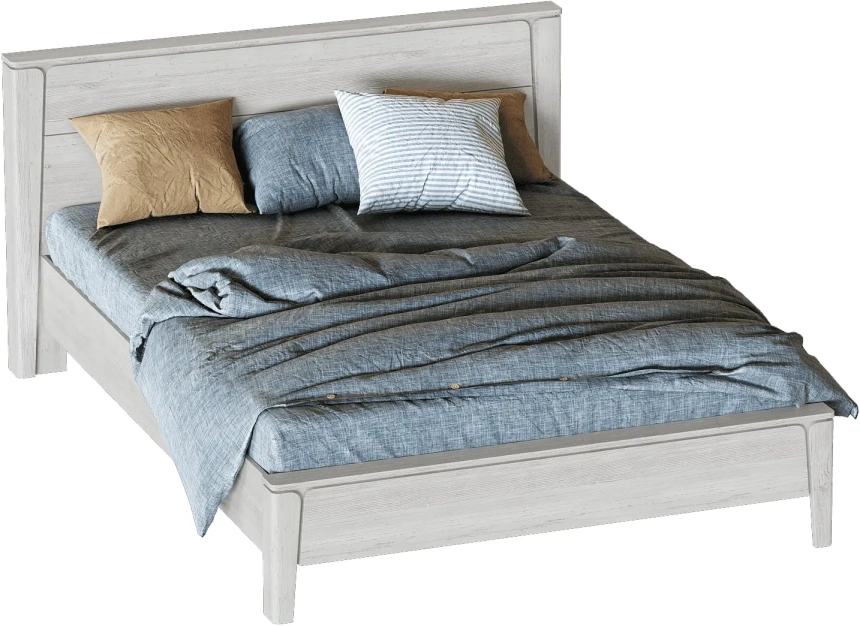 Кровать Мальта 140, полутораспальная, дуб винтерберг