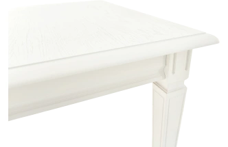 Кухонный стол Сиена, 110, эмаль белая, каркас белый