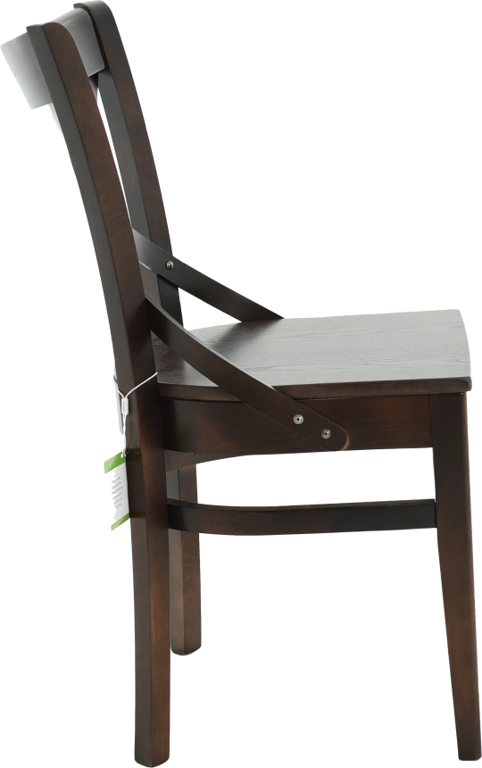 Стул Соло Венский, деревянный, жесткий, орех темный