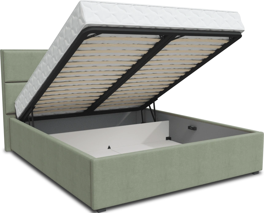 Кровать Невада 1,  мягкая, полутораспальная, 140x200, Боска 16