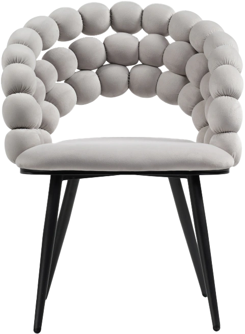 Стул Ball, дизайнерский, gray / black
