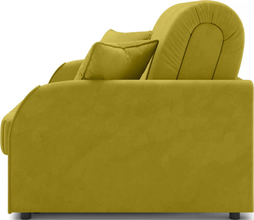Диван прямой Турин 120, модель 053, Velutto 28 (горчичный)